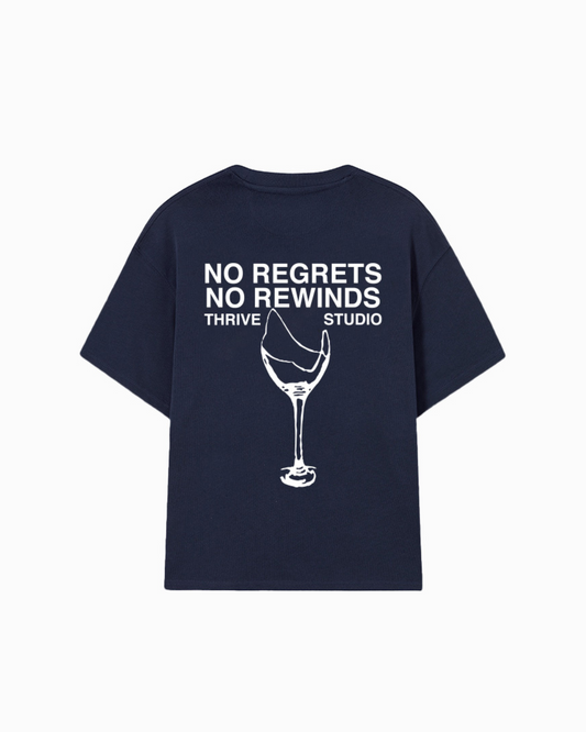 Polo No Regrets No Rewinds Navy
